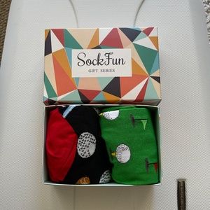 Golf fun 2 pr. sock gift set